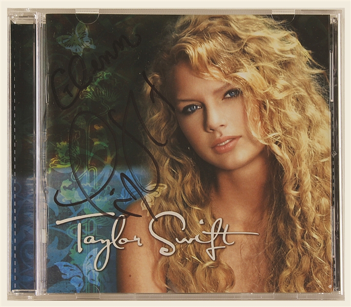 Taylor Swift Signed & Inscribed C.D. Insert