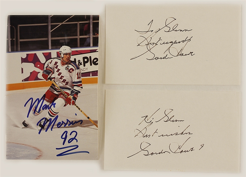 Mark Messier & Gordie Howe Signed Collection