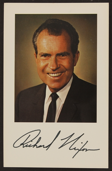 President Richard Nixon Signed Photograph