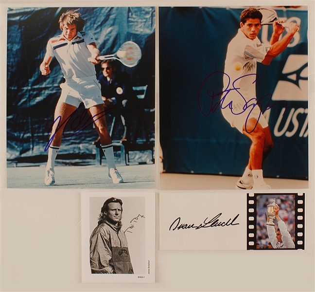 Tennis Legends Signed Photographs