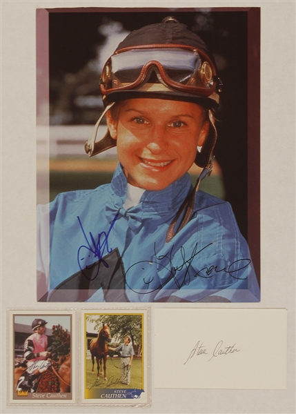 Jockeys Steve Cauthen & Julie Krone Signed Collection