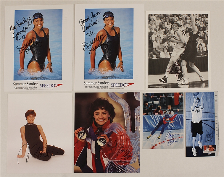 Women Sports Legends Signed Photographs