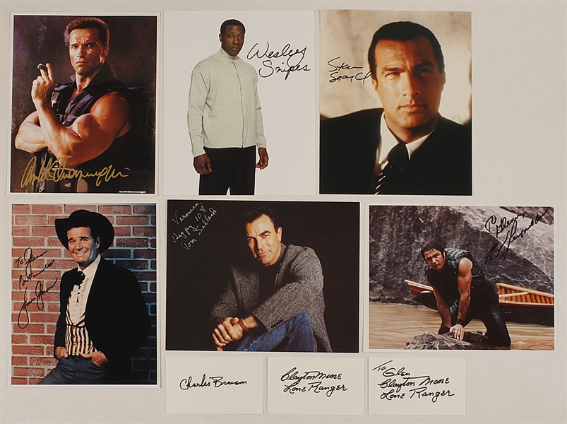 Men of Hollywood Signed Photographs and Signed Cards