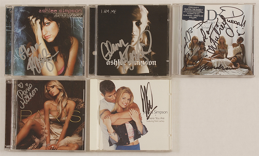 Female Music Artists Signed C.D. Inserts