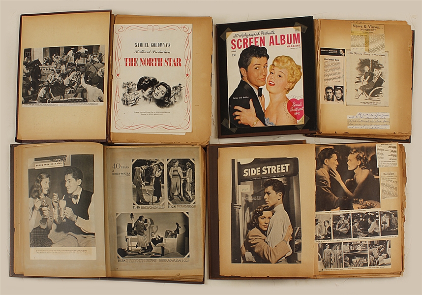 Farley Grangers Personally Owned Scrapbooks Spanning His Career