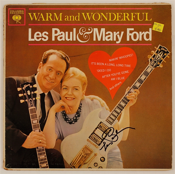 Les Paul Signed "Warm and Wonderful" Album