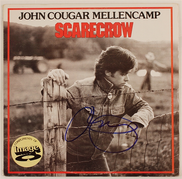 John Cougar Signed "Scarecrow" Album