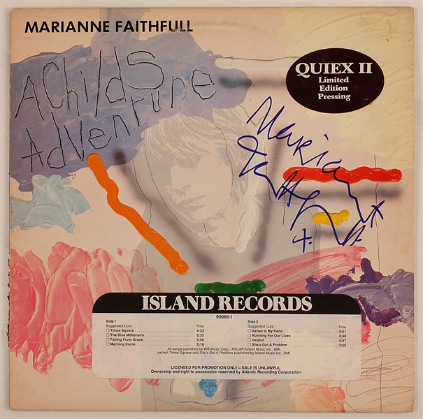 Marianne Faithfull Signed "A Childs Adventure" Album