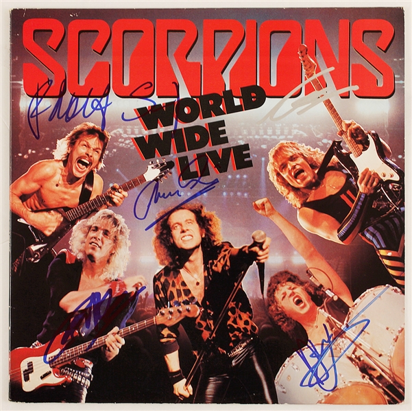 Scorpions Signed "World Wide Live" Album