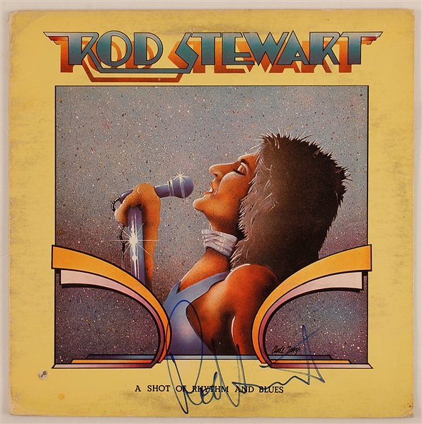 Rod Stewart Signed "A Shot of Rhythm and Blues" Album