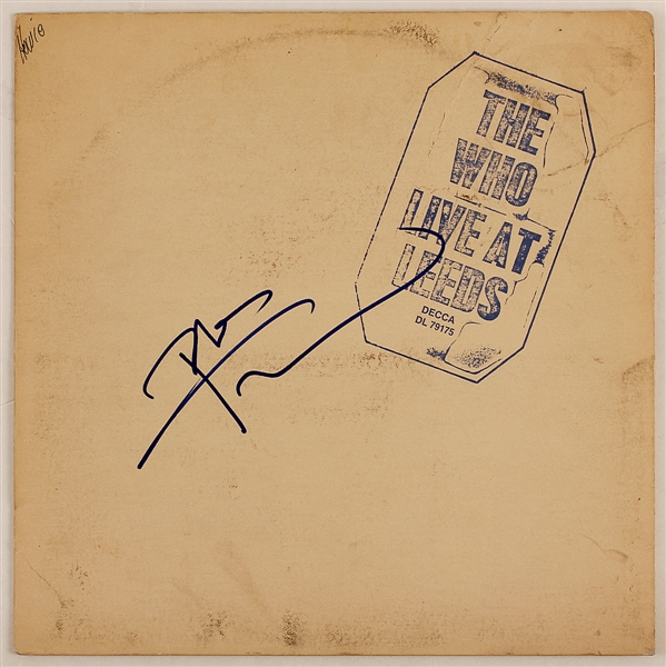 The Who Pete Townshend Signed "Live at Leeds" Album