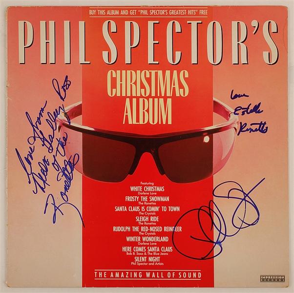Phil Spector & The Ronettes Signed "Christmas Album" 