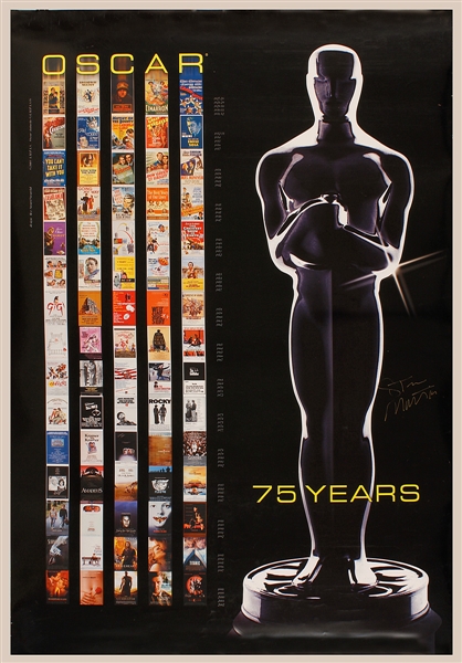 Steve Martin Signed Academy Awards 75th Anniversary Large Original Poster