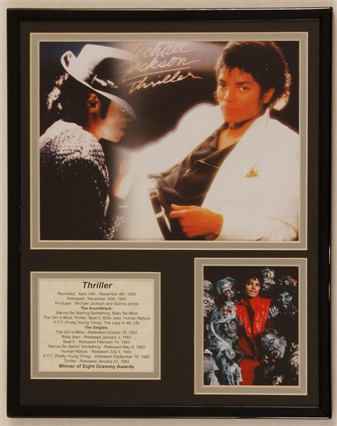 Michael Jacksond Personally Owned  Original "Thriller" Display