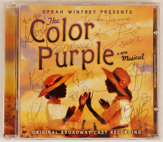 "The Color Purple" Broadway Cast Signed C.D.