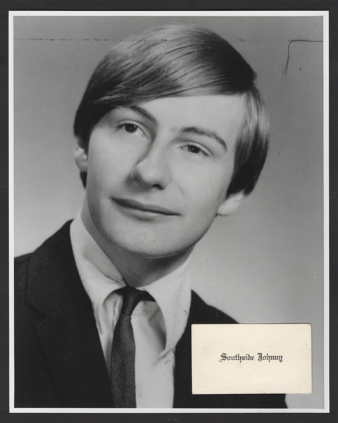 Southside Johnny Early Original Photograph and Original Business Card