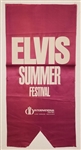 Elvis Presley Original Summer Festival International Hotel Las Vegas Original Banner