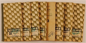 A Set of 8 Original Waiters Books from the Star-Club, Hamburg, Germany