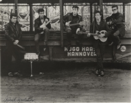 Beatles 1960 "Hamburg Fun Fair"" Original Astrid Kirchherr Signed and Stamped Photograph