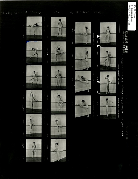 Madonna Original Earliest Known Nude Cecil Taylor Contact Sheet