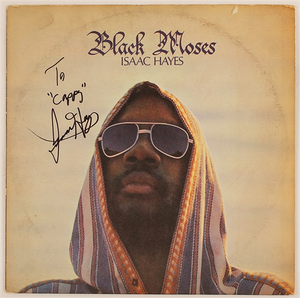 Isaac Hayes Signed & Inscribed "Black Moses" Album