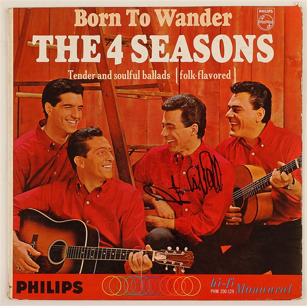 The Four Seasons Frankie Valli Signed "Born to Wander" Album