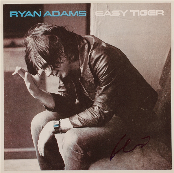 Ryan Adams Signed "Easy Tiger" Album Flat