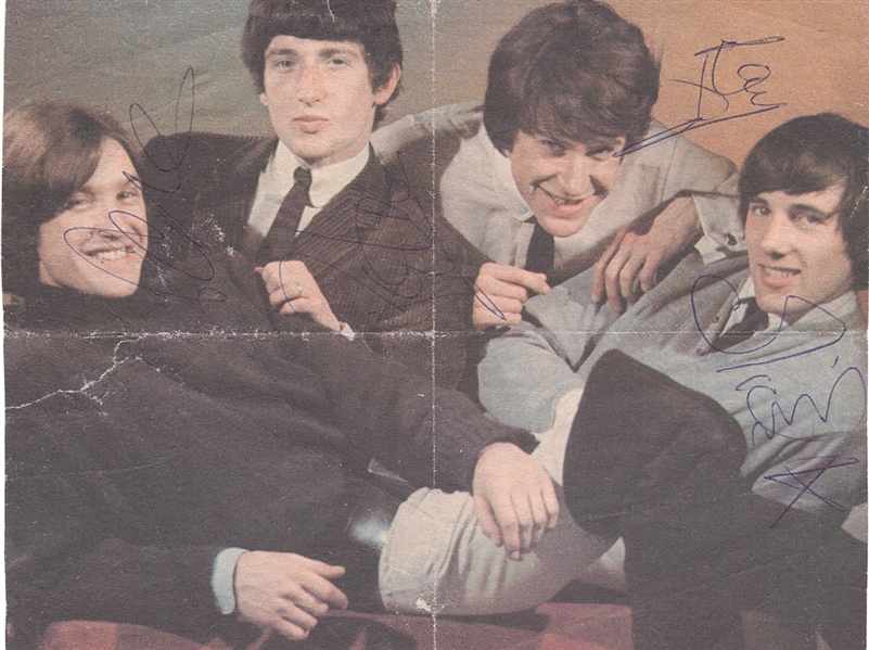 The Kinks Signed Magazine Pictures
