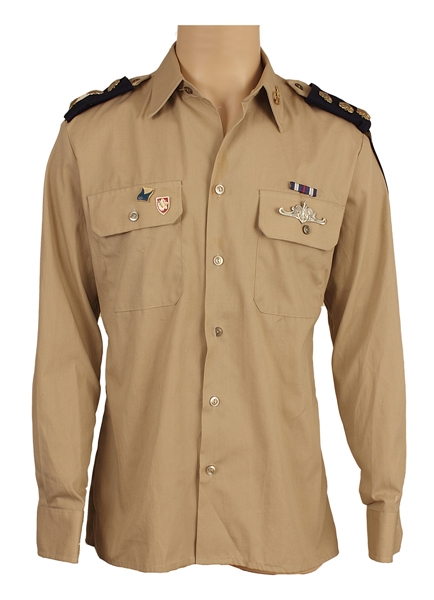 Michael Jackson Owned & Worn Military-Style Shirt