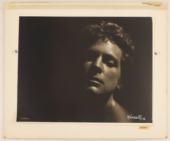 Lindsay Buckingham Original George Hurrell Signed and Dated  “Law and Order” Album Back Cover Photographic Original Artwork From The Collection of Larry Vigon