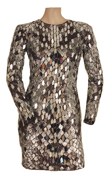 Celine Dion "Tonight Show" Screen Worn Custom Mirror Dress