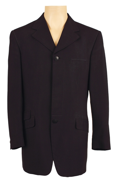 George Michael Owned & Worn Versace Istante Black Jacket