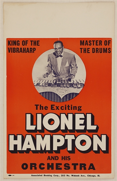 Lionel Hampton Original Concert Poster