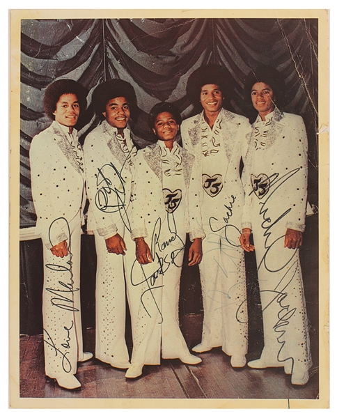Jackson 5 Signed Photograph