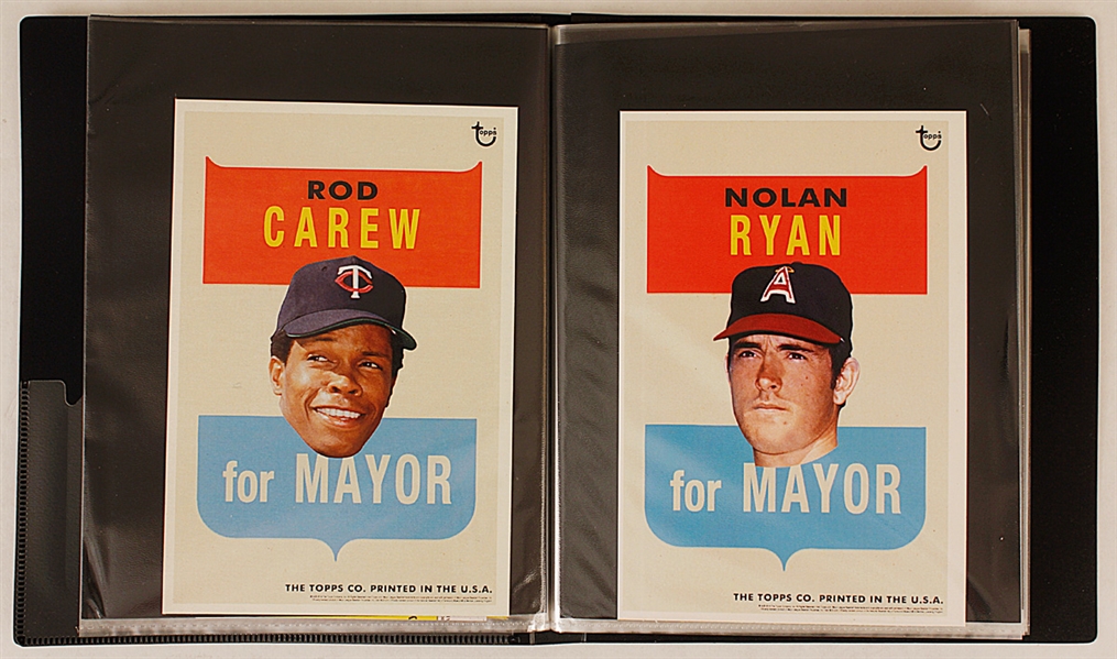 Rare 2014 Topps “For Mayor” Complete 4 x 6 Test Set 
