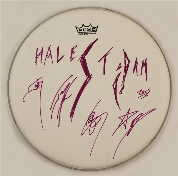 Halestorm Signed Drumhead