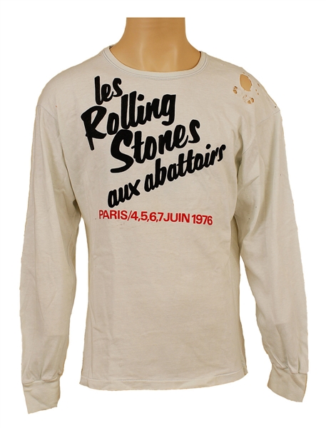 Rolling Stones Original 1976 Paris, France Concert Shirt