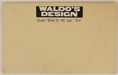 Paul McCartney & Wings "Back to the Egg" Original Waldos Design Postcard and Card Backs Artwork