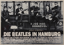 Astrid Kirchherr and Pete Best Signed "Die Beatles In Hamburg" Original 1991 Sankt Pauli-Museum Poster 