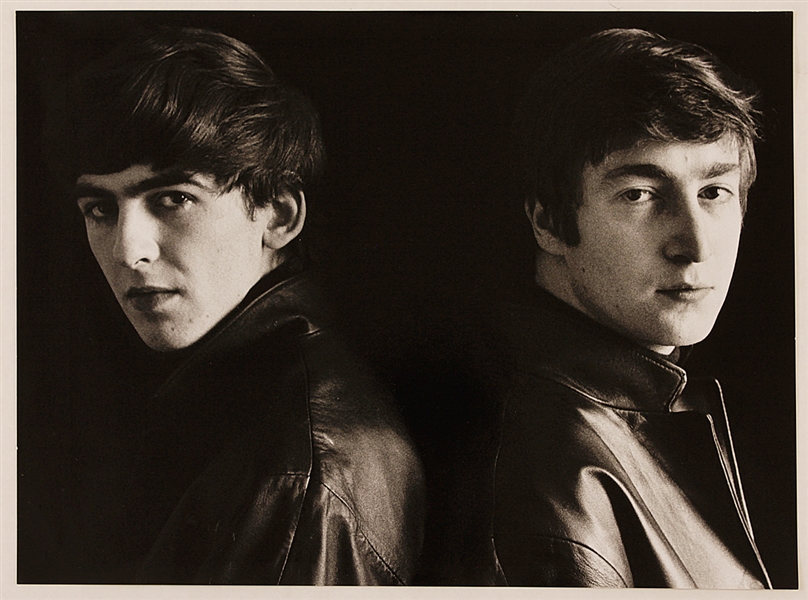 Beatles Original "Attic Session" Original Astrid Kirchherr Signed Photograph.