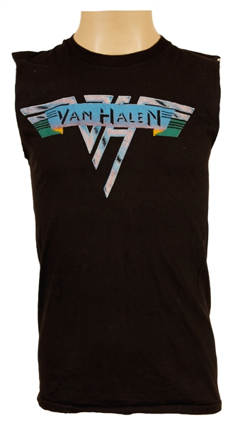 Eddie Van Halen Stage Worn Van Halen T-Shirt