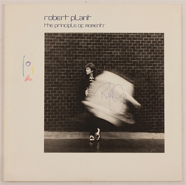 Robert Plant Signed "The Principle of Moments" Album 