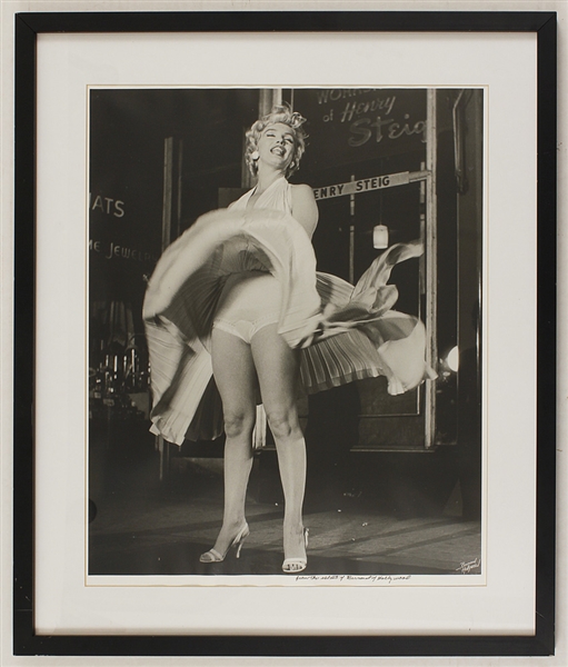 Marilyn Monroe “The Seven Year Itch” Original Bruno Bernard Gelatin Silver Print