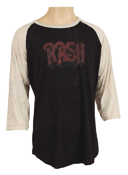 Rush Geddy Lee Stage Worn Black Baseball-Style Rush Shirt