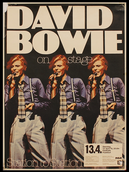 David Bowie "Isolar Tour" Original German Concert Poster