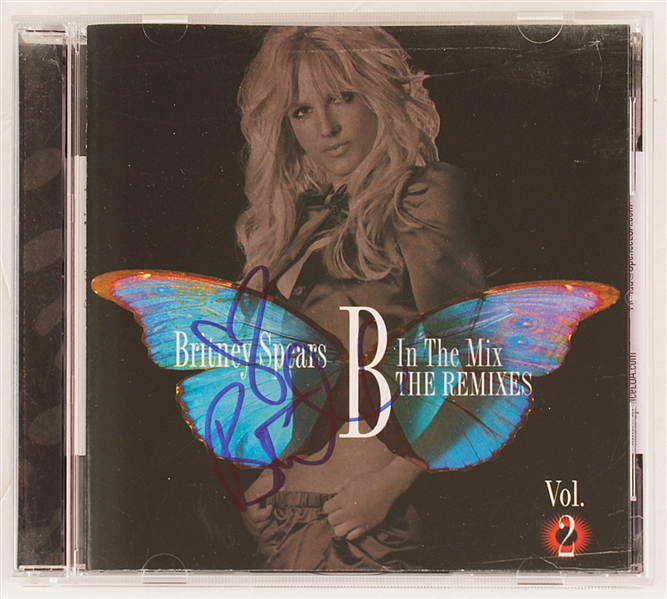 Britney Spears Signed "B In The Mix Vol. 2"  C.D.