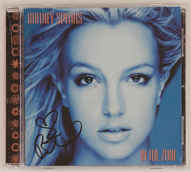 Britney Spears Signed "In The Zone" C.D.