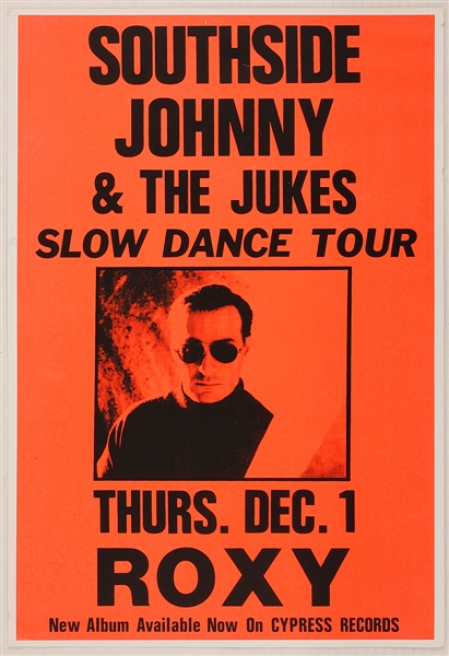 Southside Johnny & The Jukes Original Cardboard Concert Poster