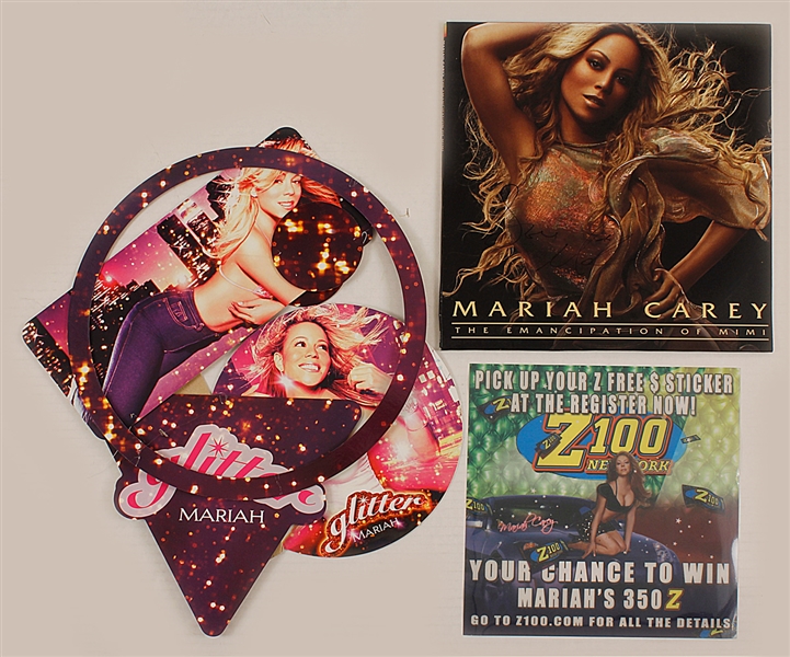 Mariah Carey Original Promotional Collection with Signed Album Cover