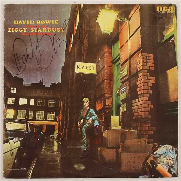 David Bowie Signed “Ziggy Stardust” Album